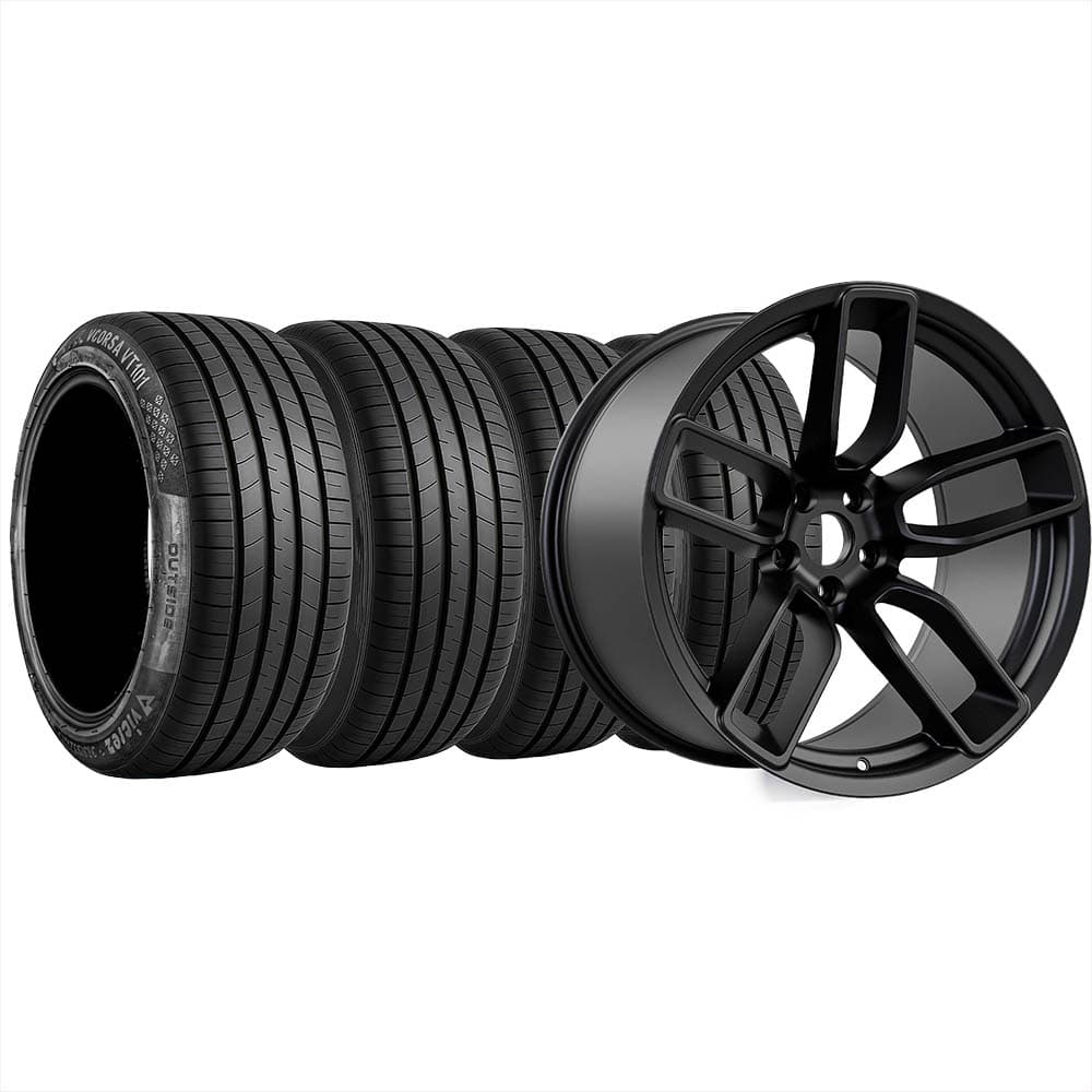 20x11 Hellcat Redeye Style Widebody Wheels & Vicrez Performance VCORSA 305/35ZR20 All Season VT101 Tire Package vzn124258 | Dodge Charger 2008-2023