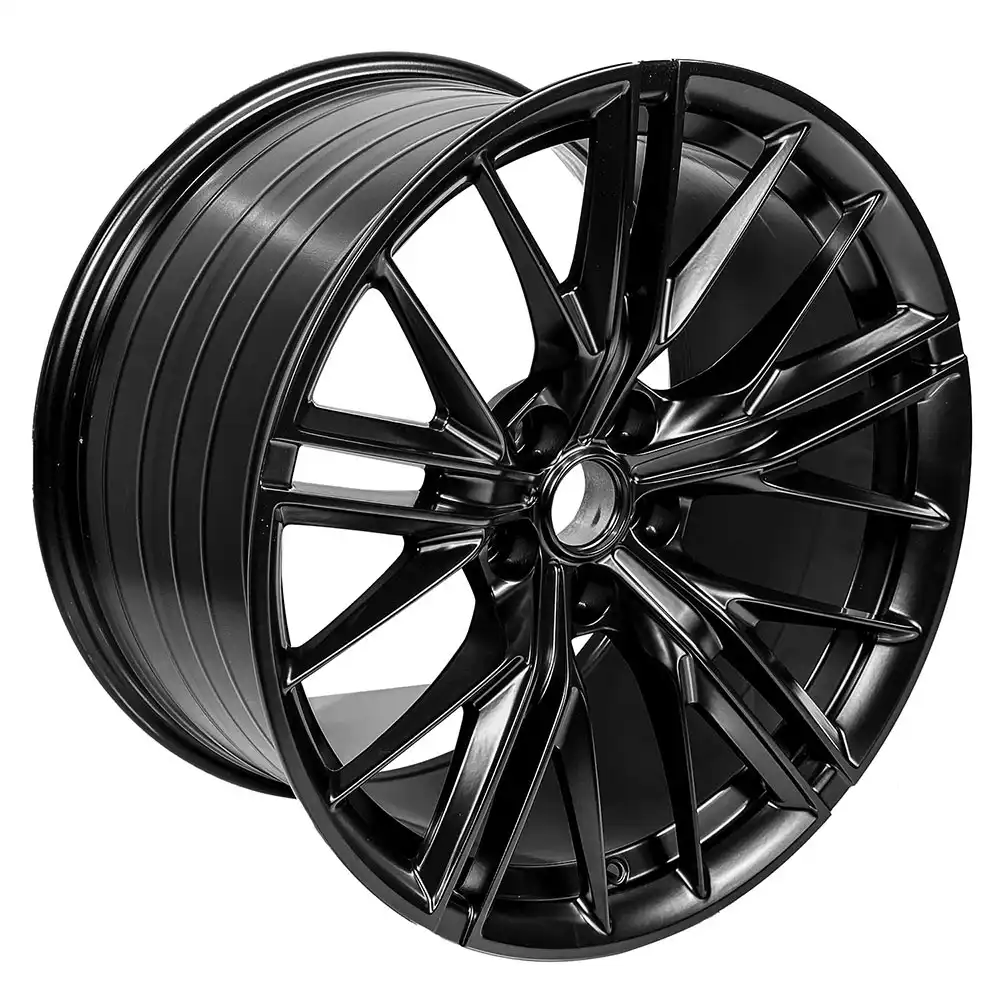 ZL1 Style Satin Black Wheel; Rear Only; 20x11; 30mm Offset | Chevrolet Camaro 2016-2024