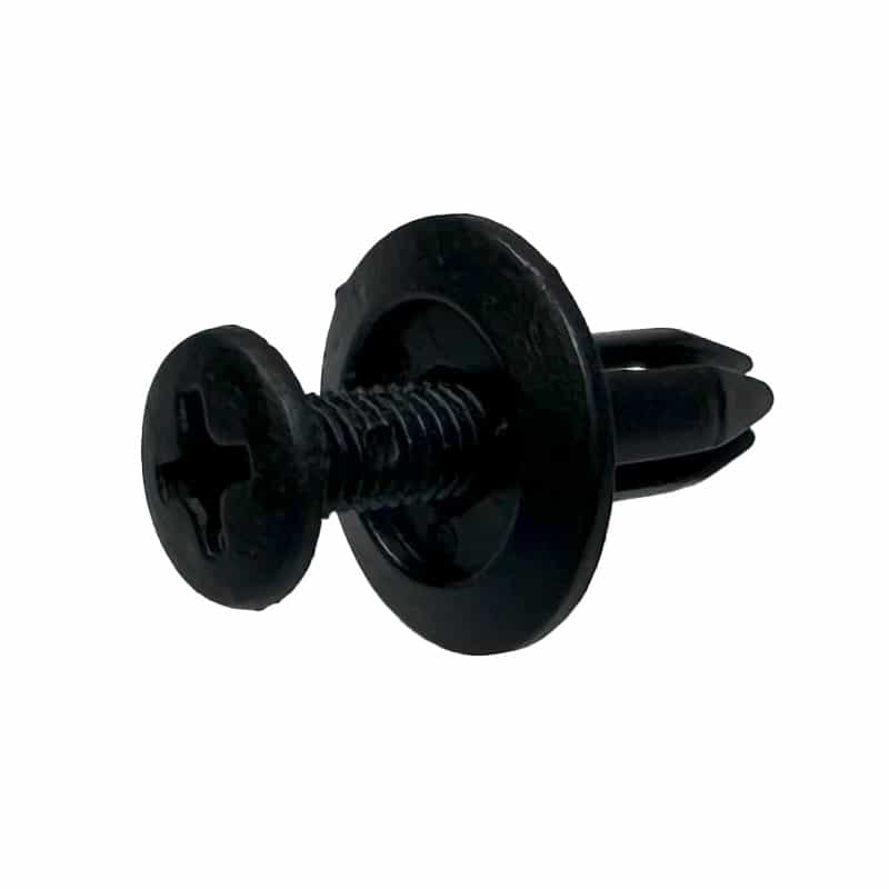 Vicrez All-Purpose Fastener Clips 1/4 in. Hole – Mud Flaps, Bumper, Fender | 12 pk