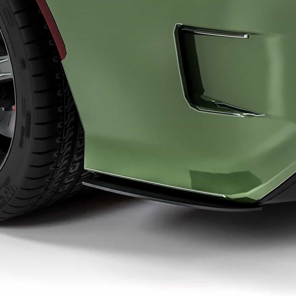 Vicrez 1R Rear Bumper Side Splitters vz102375 | Dodge Charger 2008-2023
