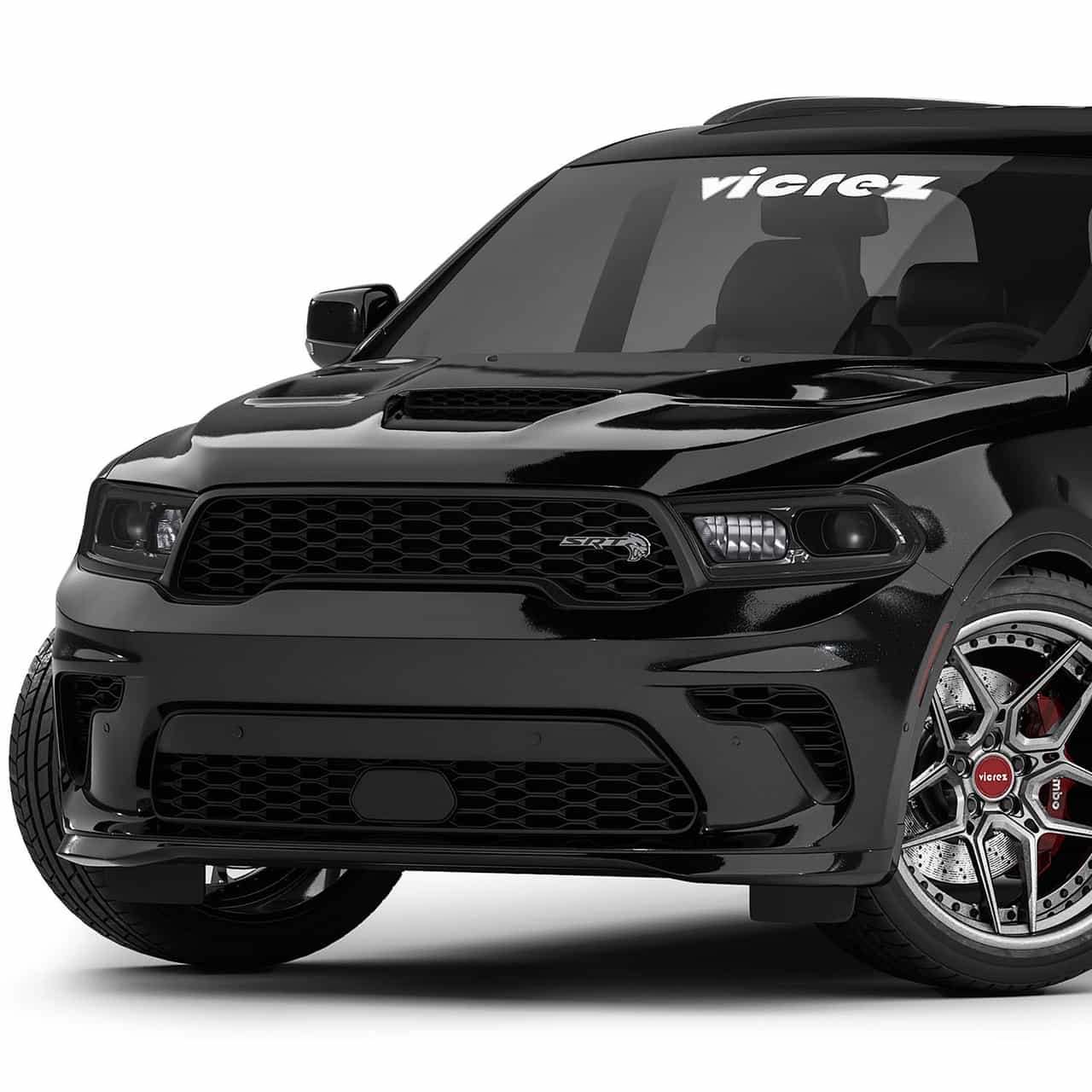 Vicrez 2021 SRT Hellcat Style Front Bumper vz102492 | Dodge Durango 2014-2026