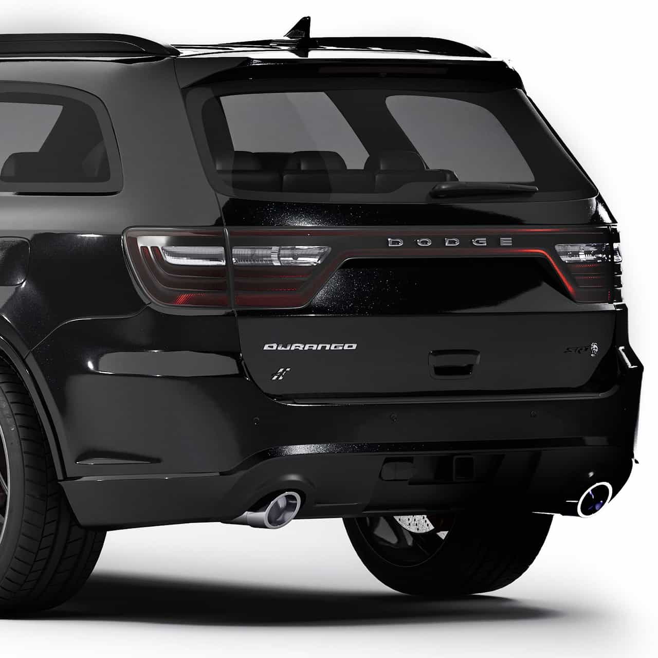 Vicrez 2021 SRT Hellcat Style Rear Bumper vz102493 | Dodge Durango 2014-2026
