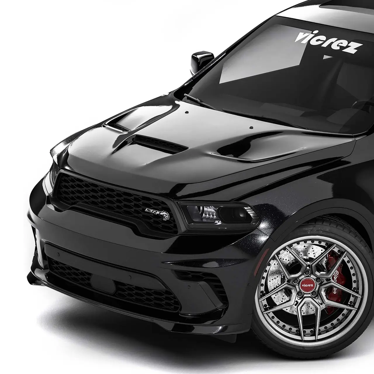 Vicrez Hood Hellcat SRT style vz102466 | Dodge Durango 2014-2026