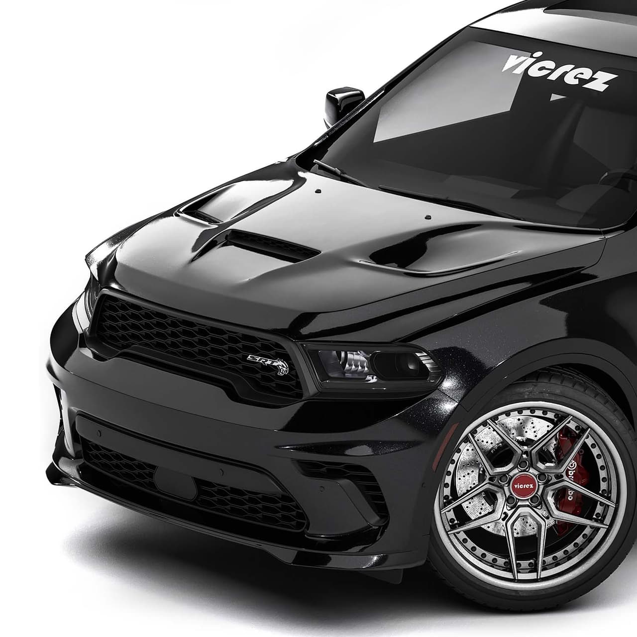 Vicrez Hood Hellcat SRT style vz102466 | Dodge Durango 2014-2026