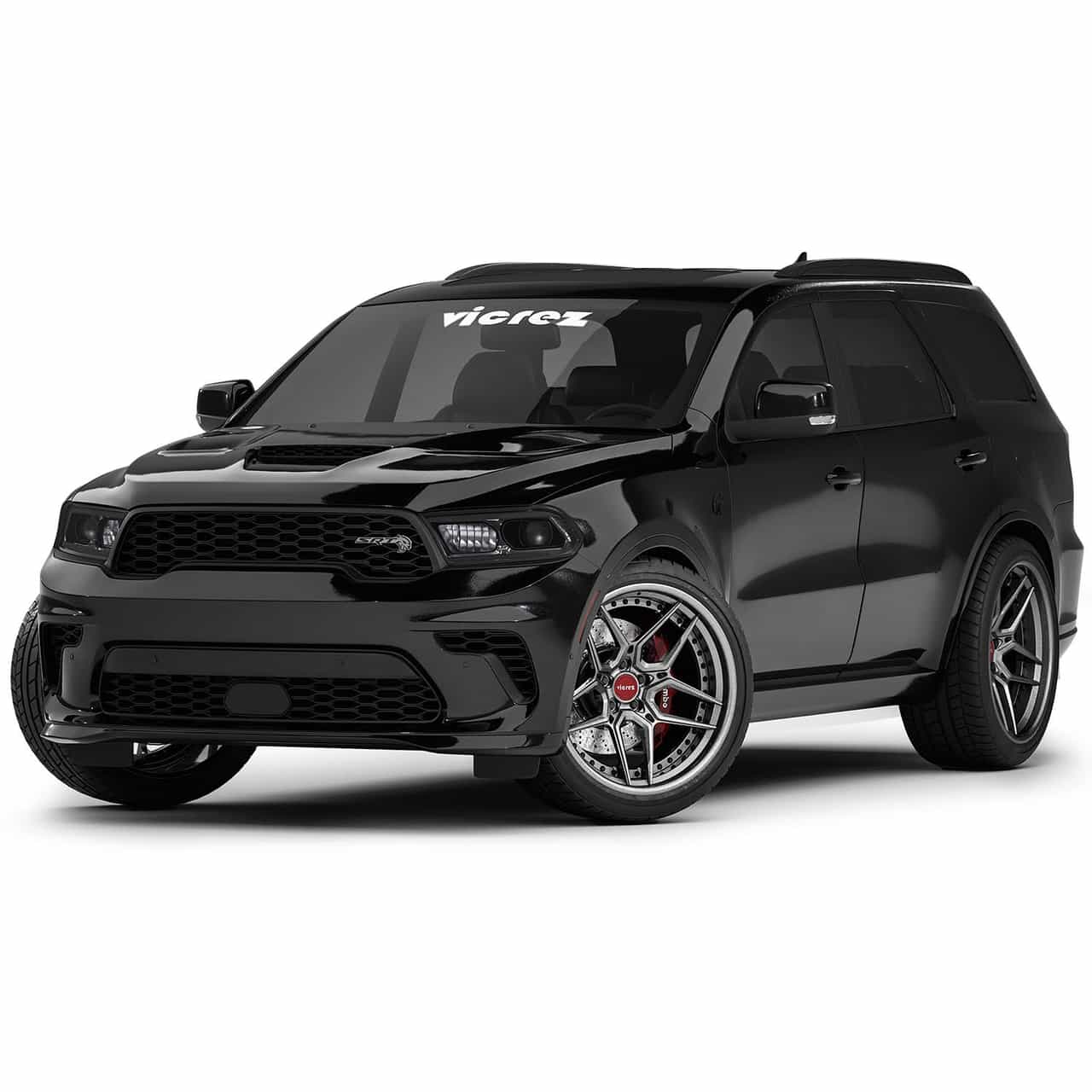 Vicrez 2021 SRT Hellcat Style Body Kit vz102476 | Dodge Durango 2014-2026