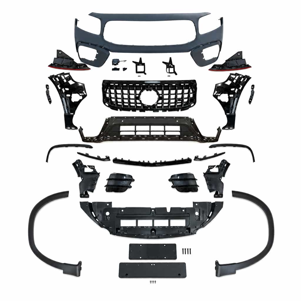Vicrez 2024 GLB35 AMG Style w/ Grille Front Bumper vz112741 | Mercedes-Benz GLB (X247) 2020-2026