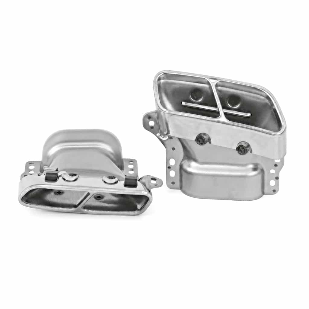 Vicrez A45 Tail Pipe Silver vz106060 | Mercedes-Benz A Class W176 2013-2018