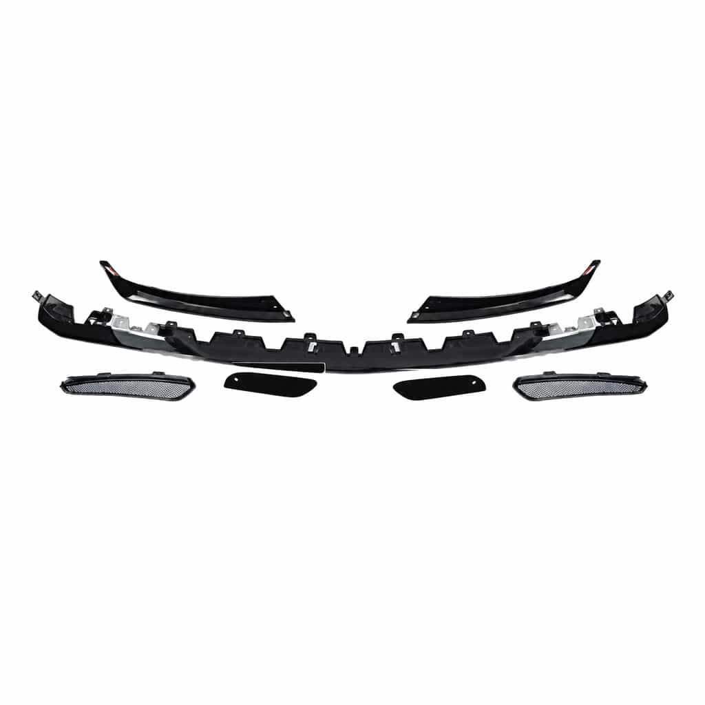 Vicrez AMG Front Lip With Splitter Gloss Black vz106081 | Mercedes-Benz A Class 2019-2025