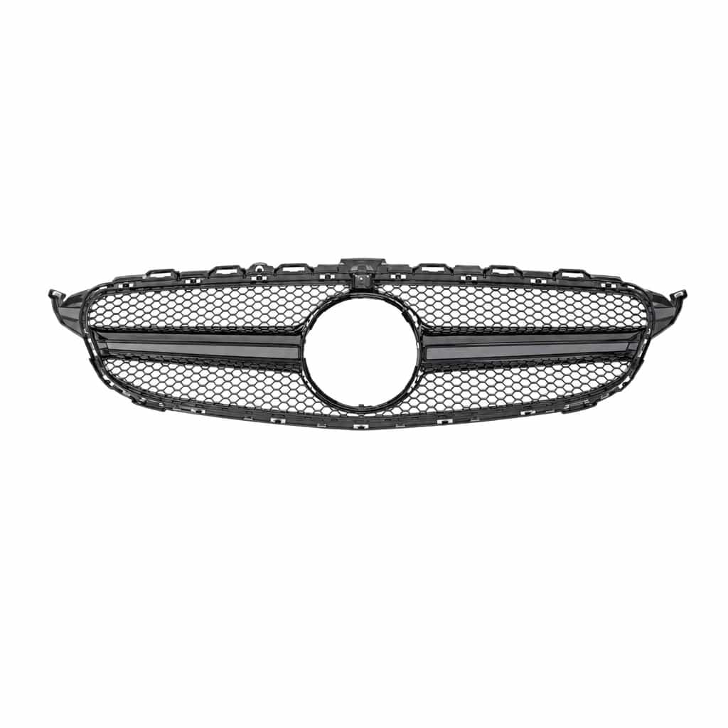Vicrez AMG Grille With Camera Black vz106139 | Mercedes-Benz C Class 2015-2017