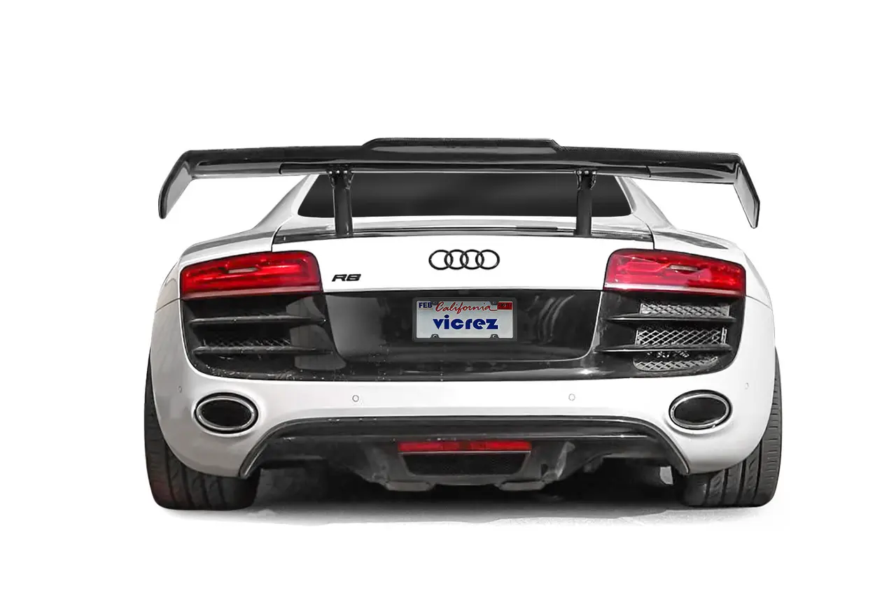 Vicrez V3R Carbon Fiber Rear Wing Spoiler vz101049 | Audi R8 2008-2015