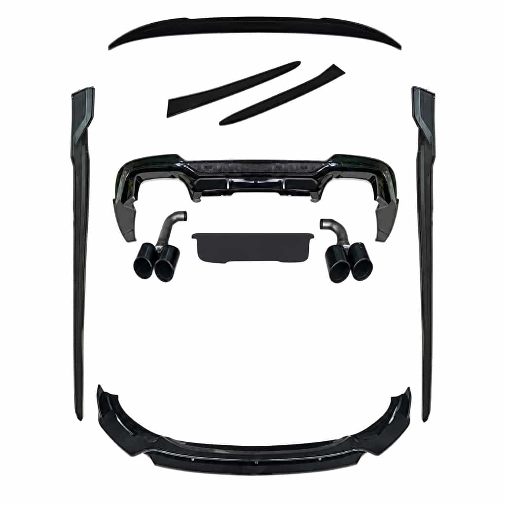 Vicrez Black Knight Aero Kit Gloss Black vz105976 | BMW G02 2018-2020