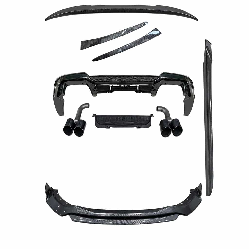 Vicrez Black Knight Style Aero Kit vz112645 | BMW X4 (G02) M-Tech Bumper 2018-2020