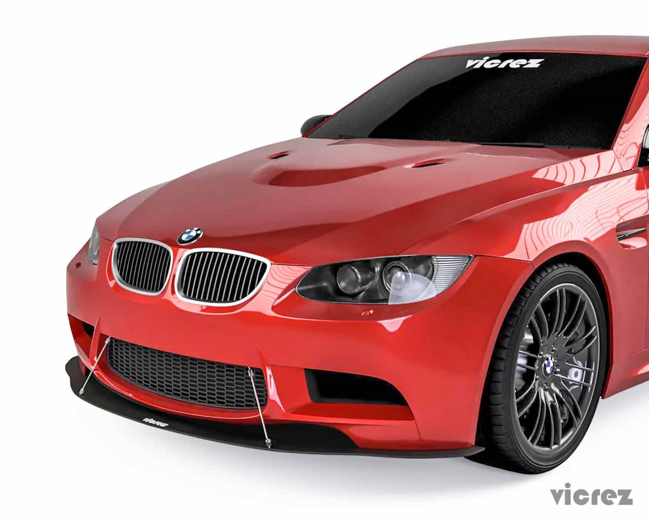 Vicrez Front Bumper Splitter vz100936 | BMW 3 Series 2007-2013