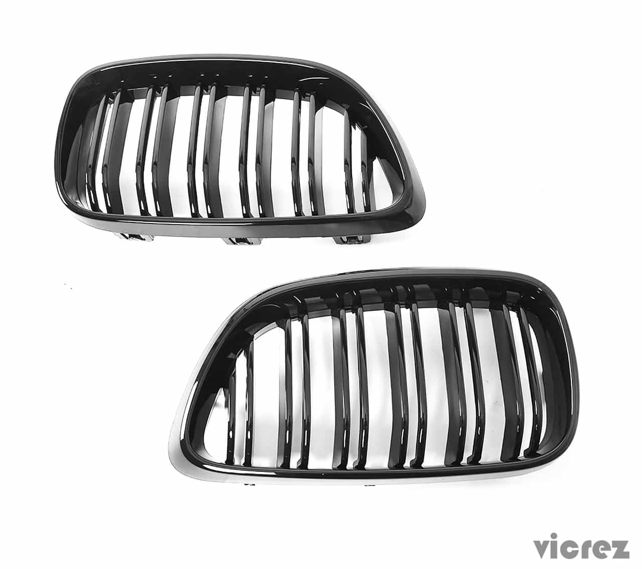 Vicrez BMW M2 F87 2016-2019 Glossy Black Kidney Grille vz100890
