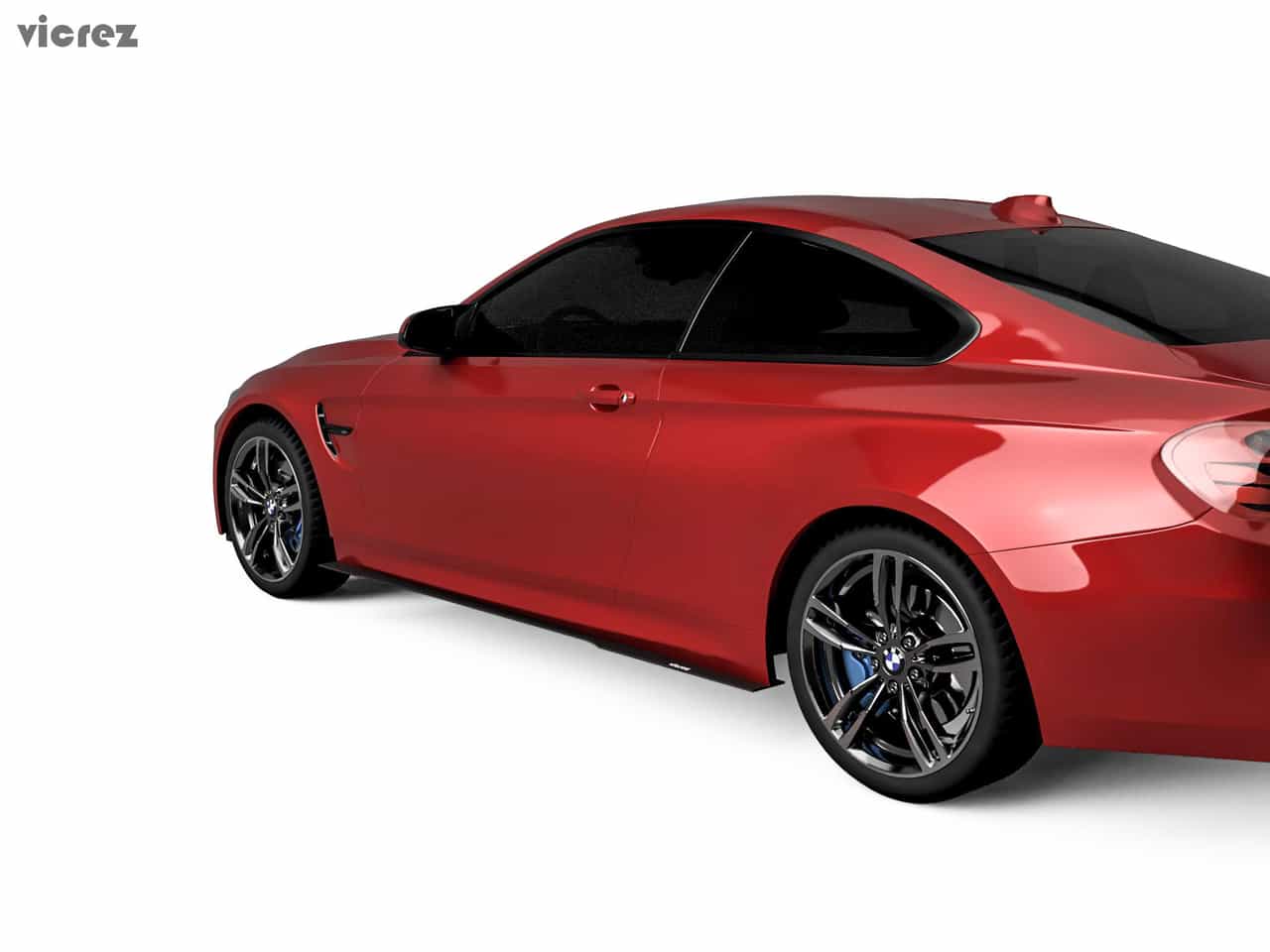 Vicrez VZ Style Side Skirt Splitters vz100648 | BMW M4 F82 F83 M3 F80 2014-2018