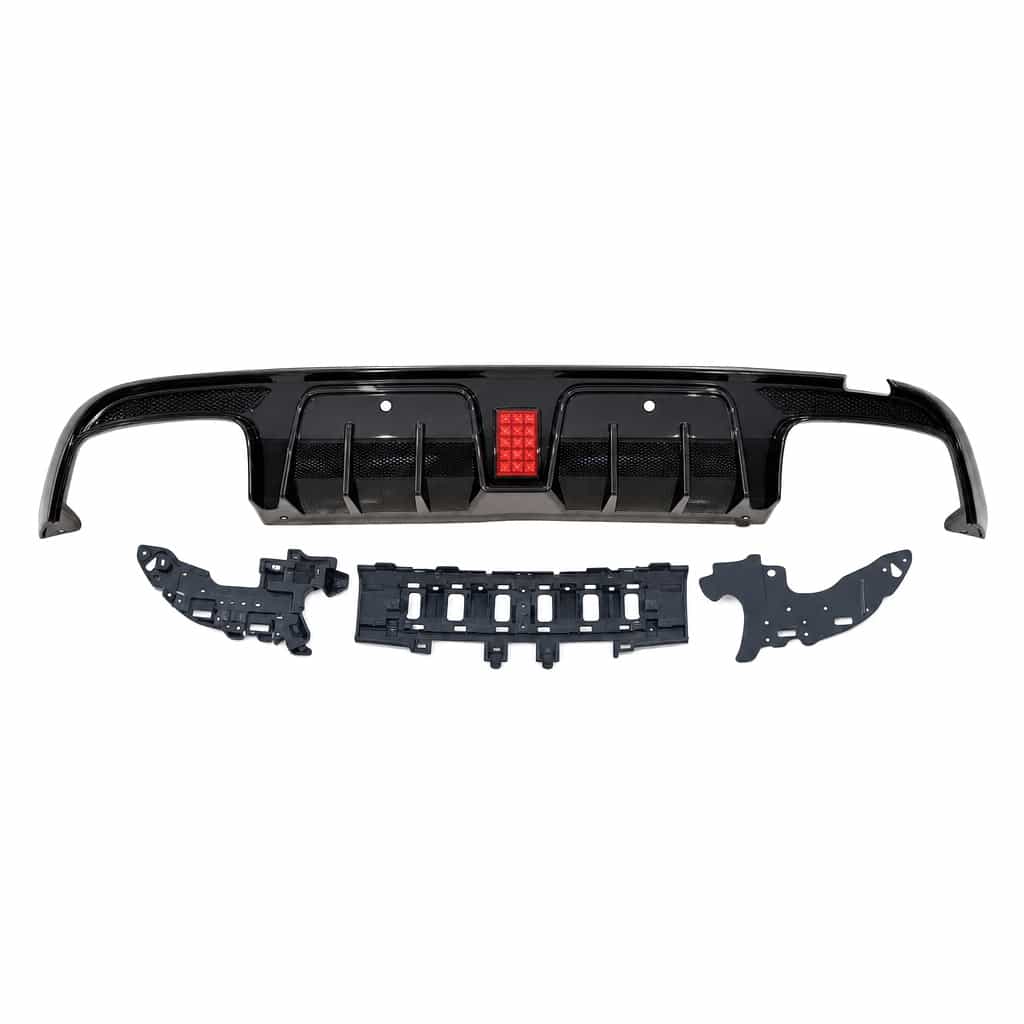 Vicrez Brabus Rear Diffuser Carbon Look vz106174 | Mercedes-Benz C Class 2015-2021