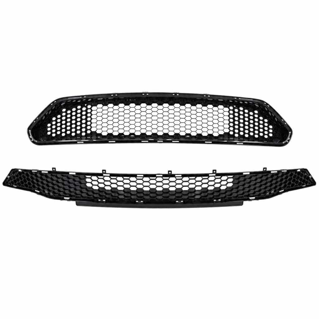 Vicrez Bullitte Upper and Lower Grille vz105303 | Ford Mustang 2018-2023