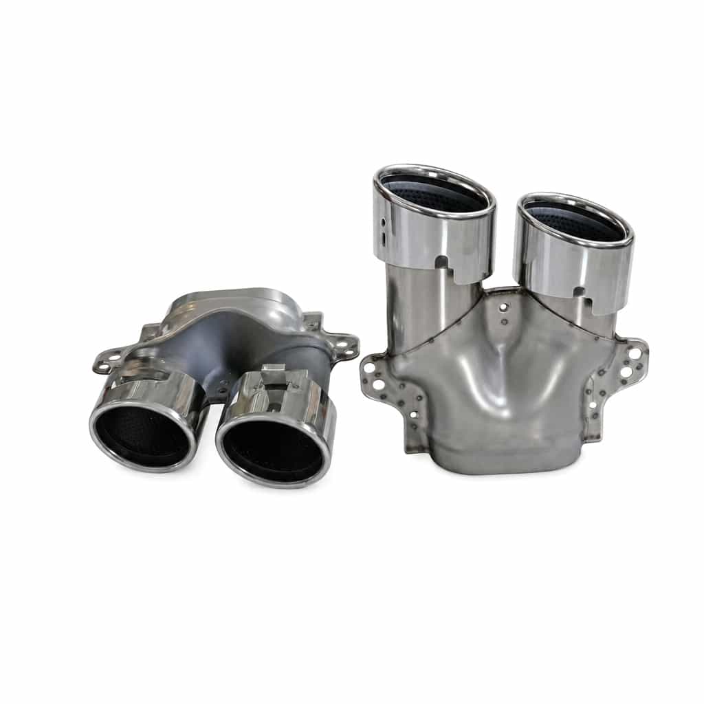 Vicrez C43 Tail Pipe Silver vz106180 | Mercedes-Benz C Class W205/C205 2015-2021