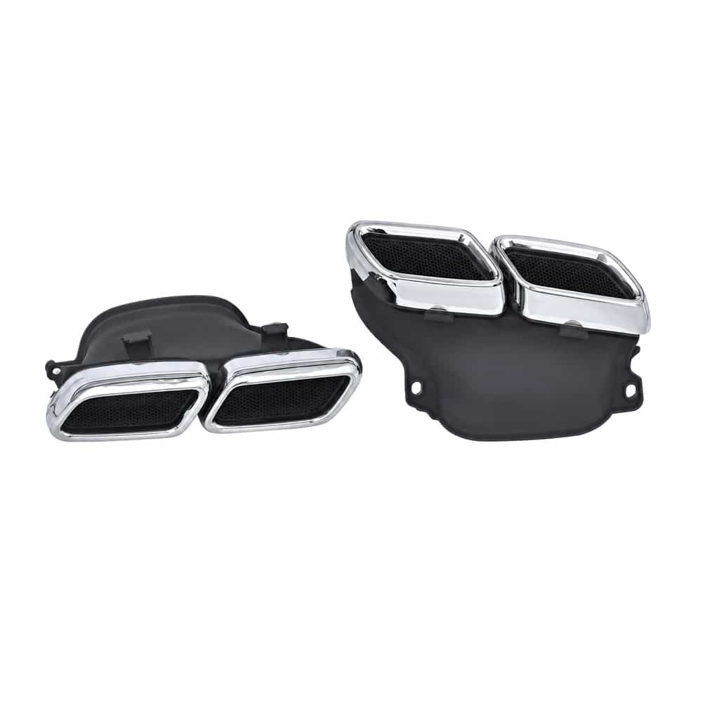 Vicrez C63 Tail Pipe Silver vz106161 | Mercedes-Benz C Class W205/C205 2015-2021