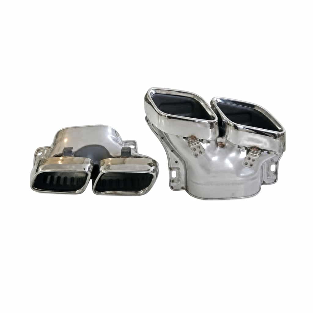 Vicrez C63 Tail Pipe Silver vz106182 | Mercedes-Benz C Class W205/C205 2015-2021