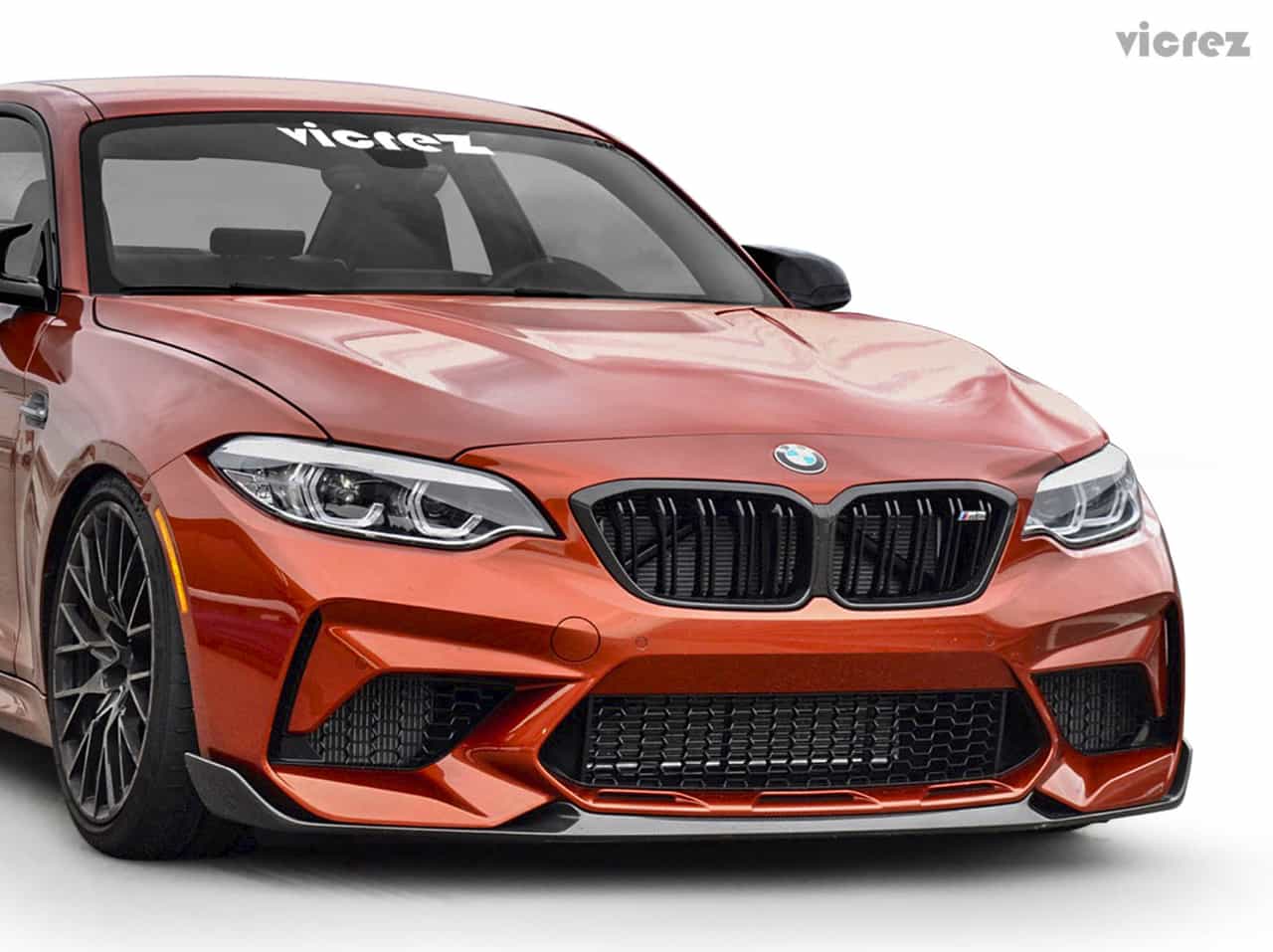 Vicrez Carbon Fiber M Performance Front Lip vz101480 | BMW M2 F87 Competition 20