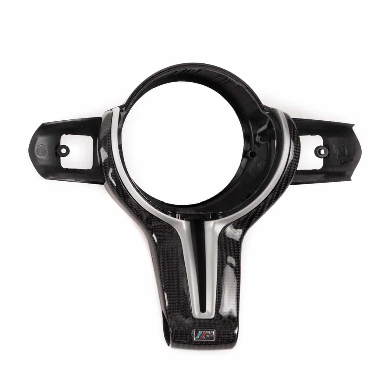 Vicrez Carbon Fiber M Performance Steering Wheel Trim vz104935 | BMW M5 F10 F11