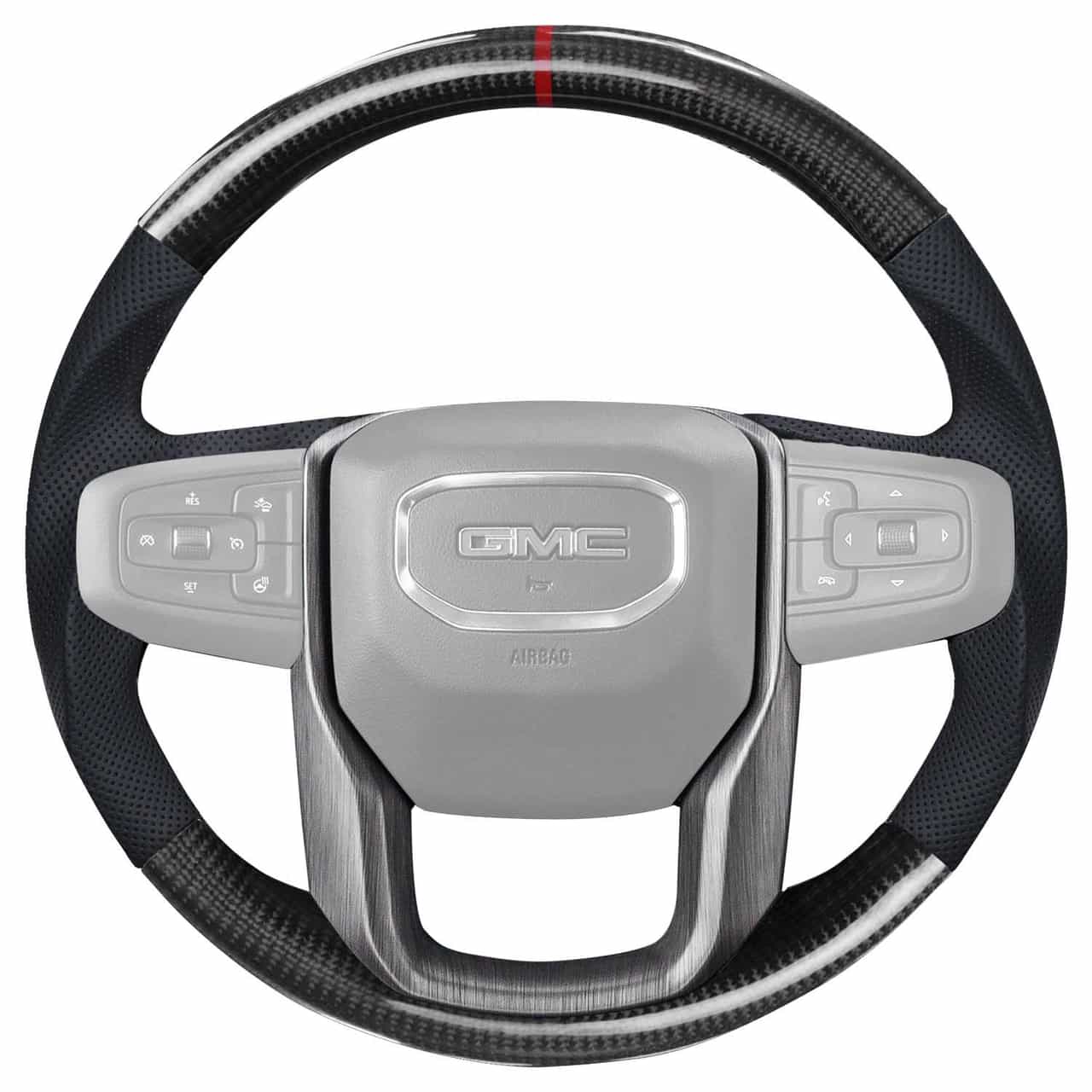 Vicrez Carbon Fiber OEM Steering Wheel vz102370 | GMC Yukon 2021-2022