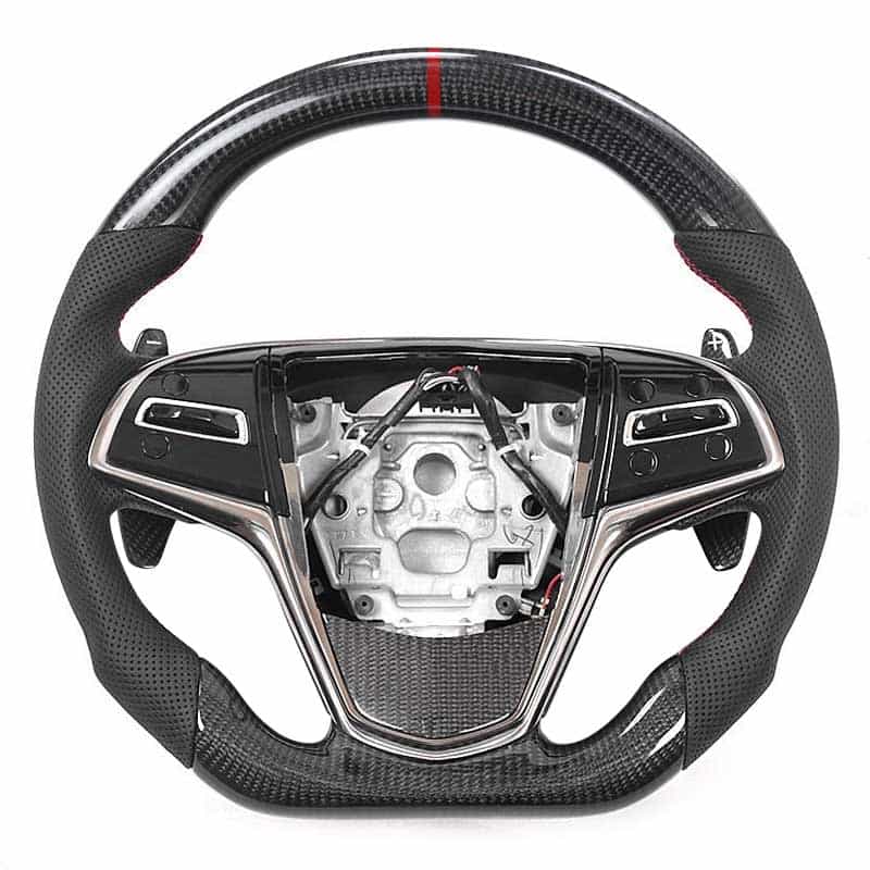 Vicrez Carbon Fiber OEM Steering Wheel vz105043 | Cadillac ATS 2014-2019