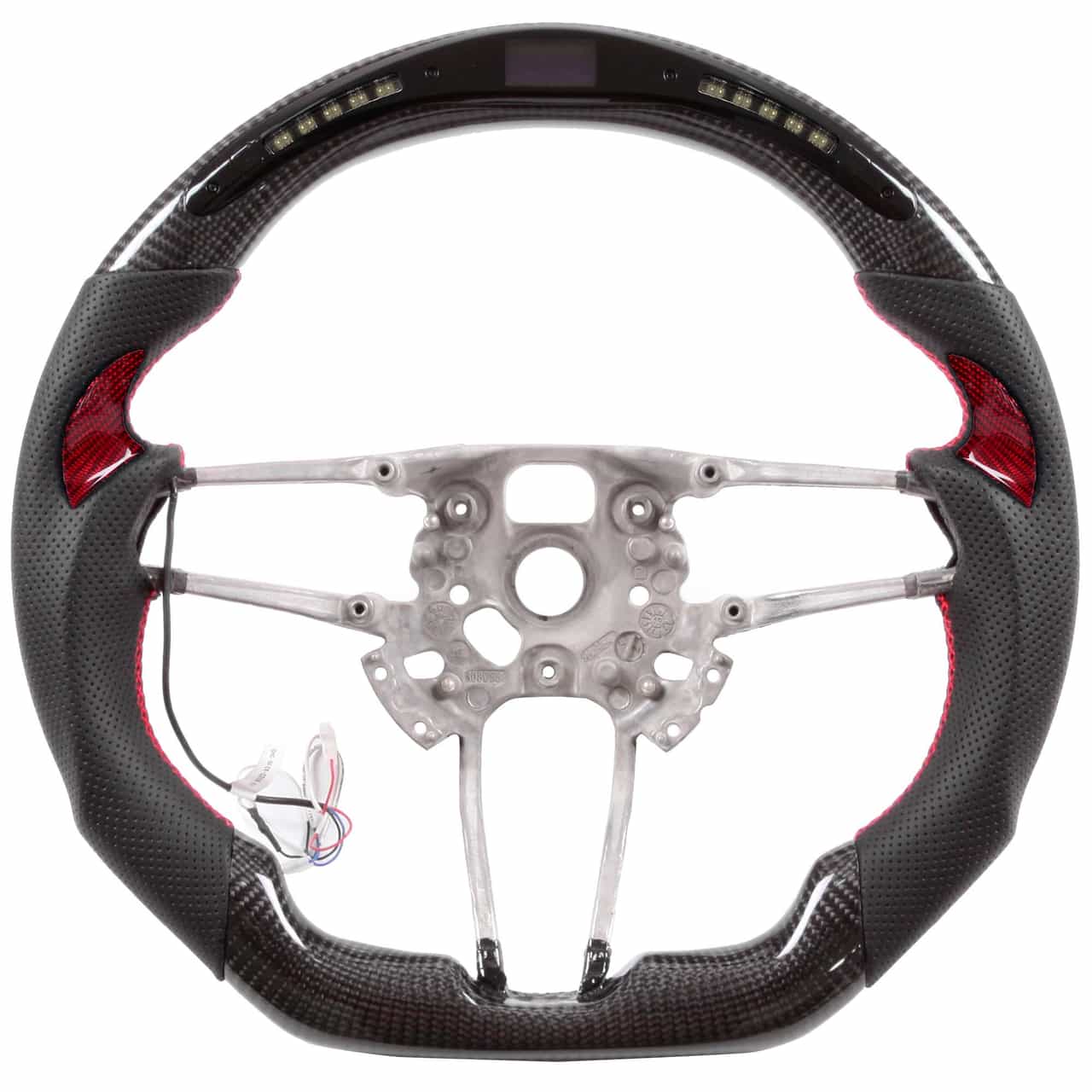 Vicrez Carbon Fiber Steering Wheel + LED Dash vz104863 | Porsche 718