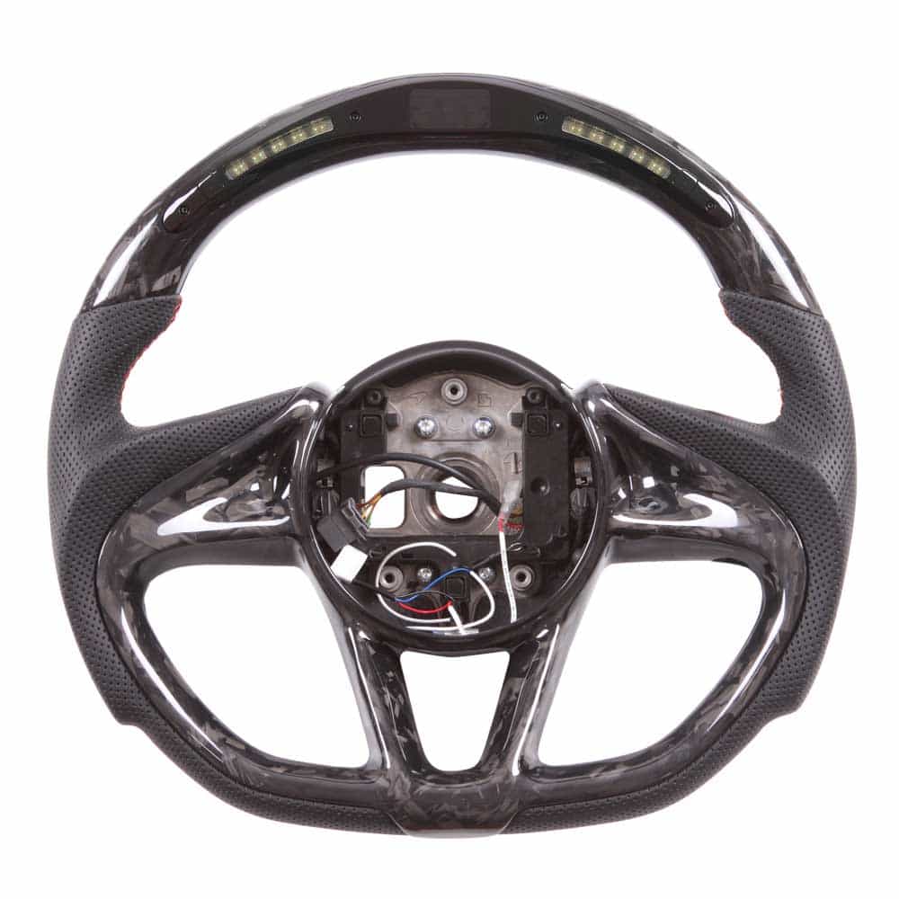 Vicrez Carbon Fiber Steering Wheel + LED Dash vz104953 | McLaren 720s