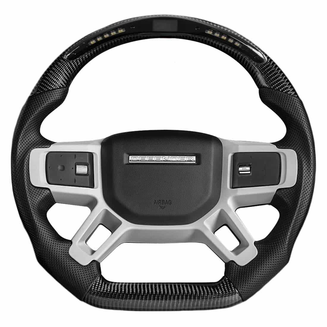 Vicrez Carbon Fiber Steering Wheel+ LED vz101444 | Range Rover 2013-2017