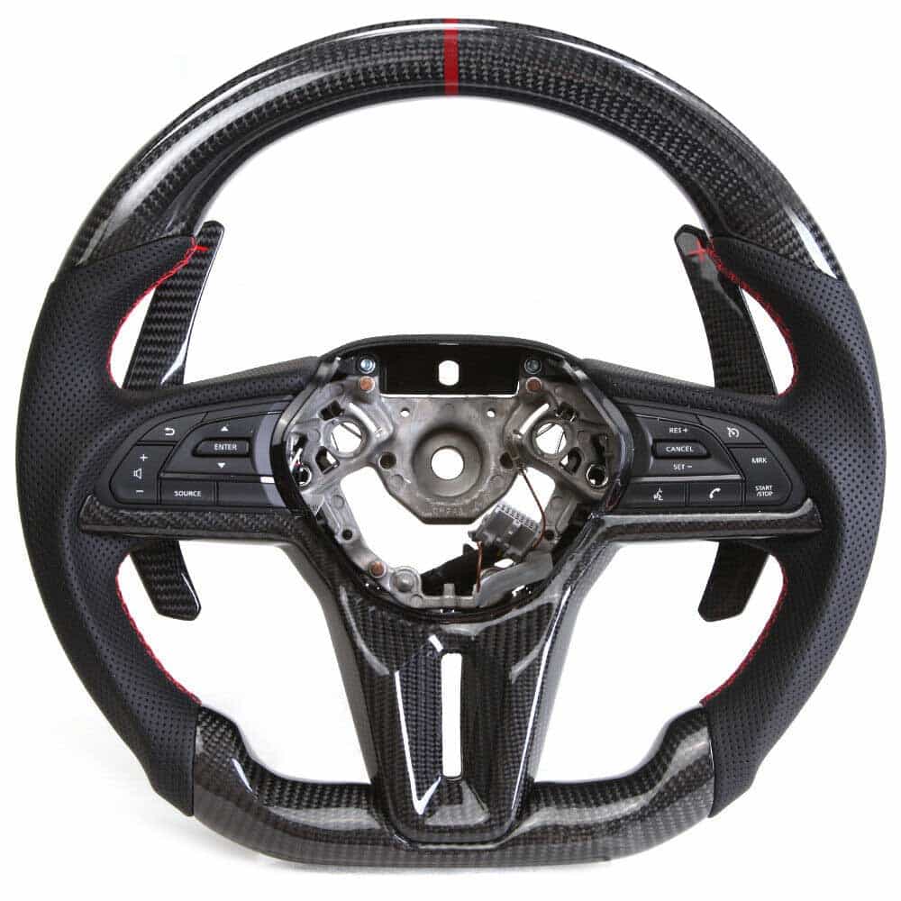 Vicrez Carbon Fiber OEM Steering Wheel vz102418| Infiniti Q50 | Q60 | QX50 2018-2021