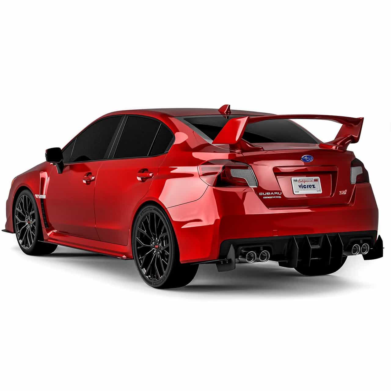 Vicrez Centa VR2 Rear Diffuser vz101864 | Subaru WRX/ STI 2015-2021