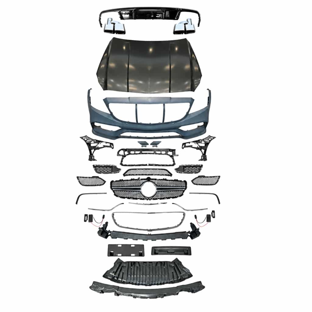 Vicrez CLS63 AMG Conversion Kit With Hood vz106307 | Mercedes-Benz CLS Class W218 2013-2017