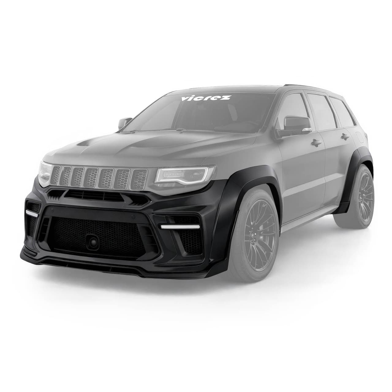 Vicrez Complete Widebody Kit Demon Style vz112486 | Jeep Grand Cherokee SRT 2012-2021