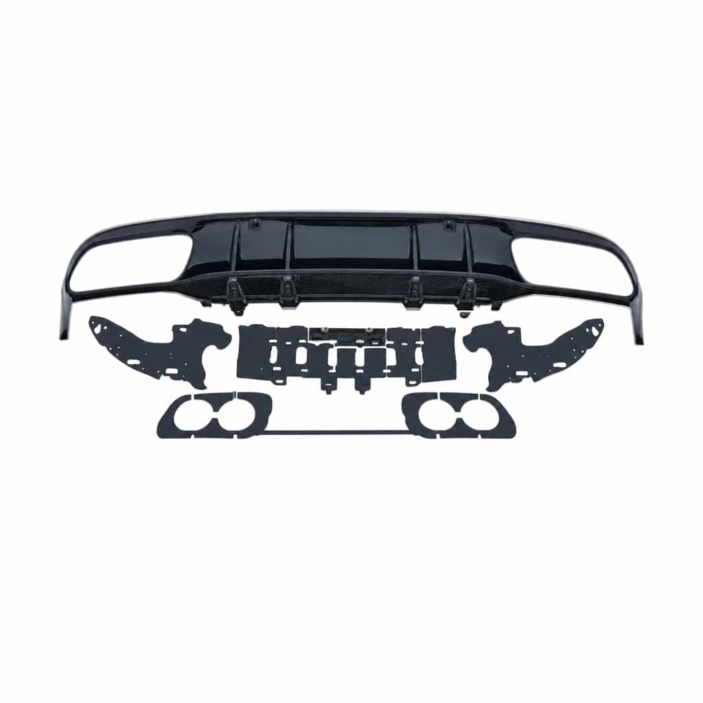Vicrez Coupe Rear Diffuser Black vz106178 | Mercedes-Benz C Class C43 2015-2021