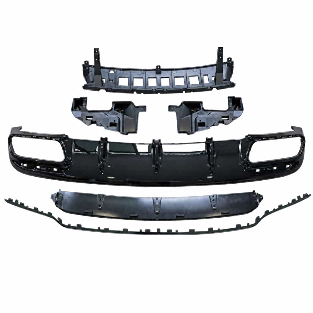 Vicrez Coupe Rear Diffuser Black vz106294 | Mercedes-Benz S Class S65 2016-2020