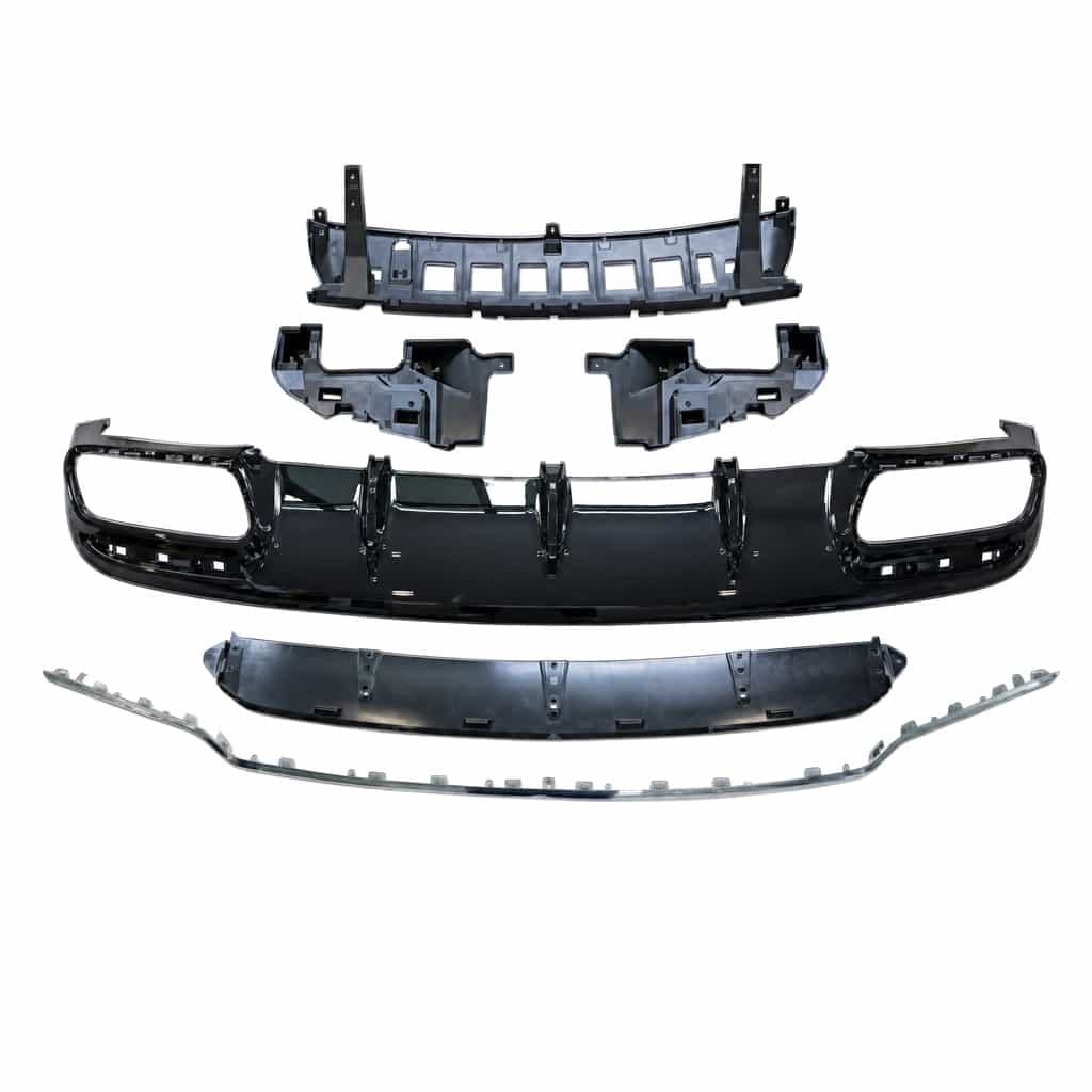 Vicrez Coupe Rear Diffuser Silver vz106293 | Mercedes-Benz S Class S65 2016-2020