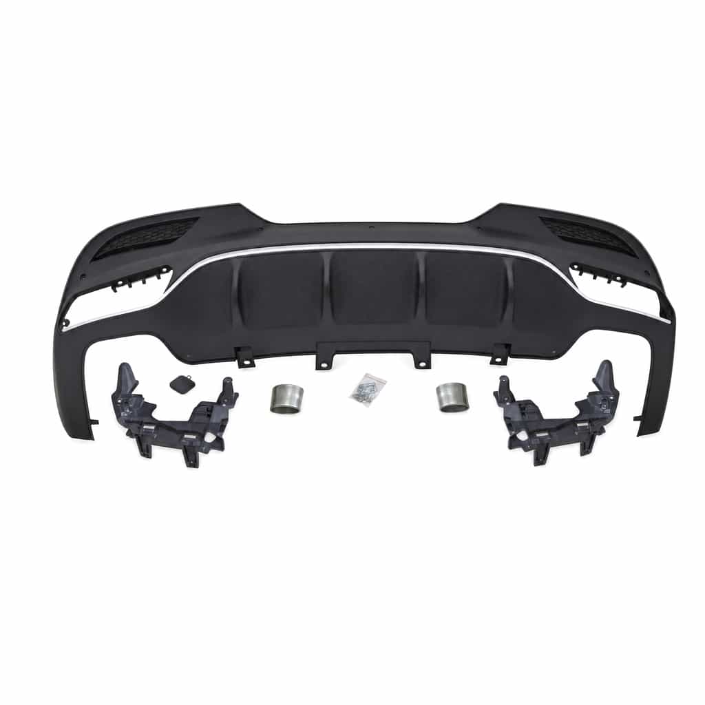 Vicrez Coupe Rear Diffuser Silver vz106375 | Mercedes-Benz GLE Class GLE63 2015-2018