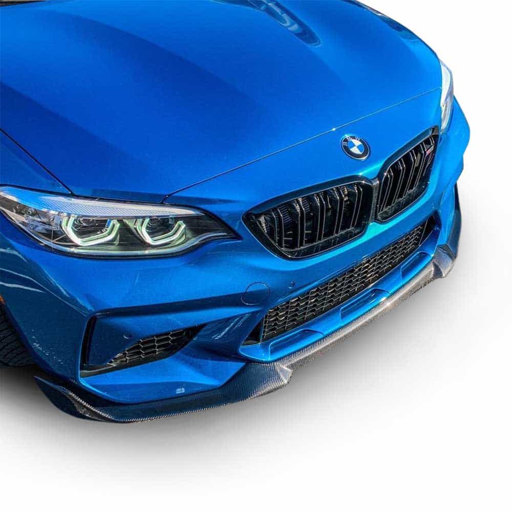 Vicrez CS Carbon Fiber Front Lip Chin Spoiler vz101907| BMW M2 F87 Competition 2019-2021