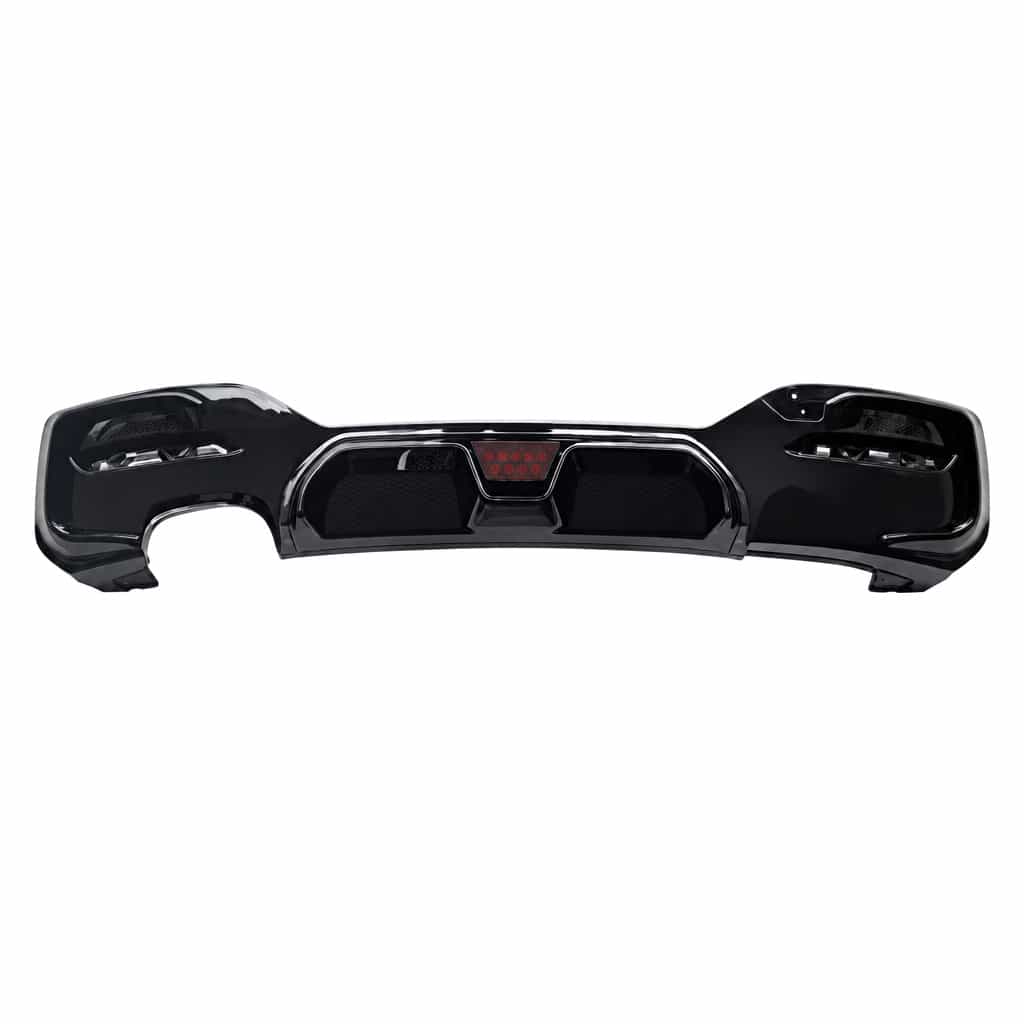 Vicrez CS Rear Diffuser M-Tech Gloss Black vz105552 | BMW F20 LCI 2015-2019