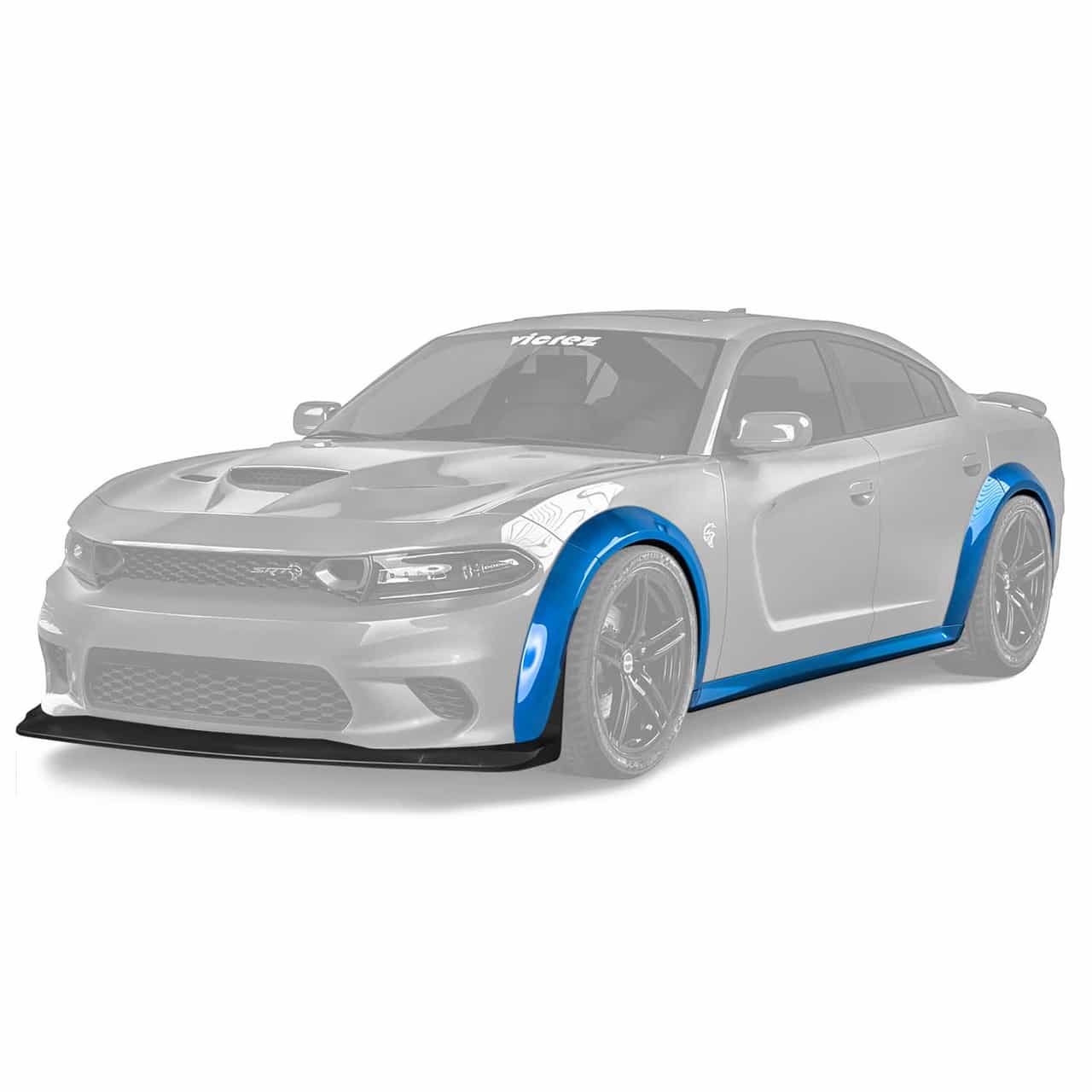 Vicrez Demon Full Wide body Fenders + Sides + Lip vz102192| Dodge Charger 2015-2023