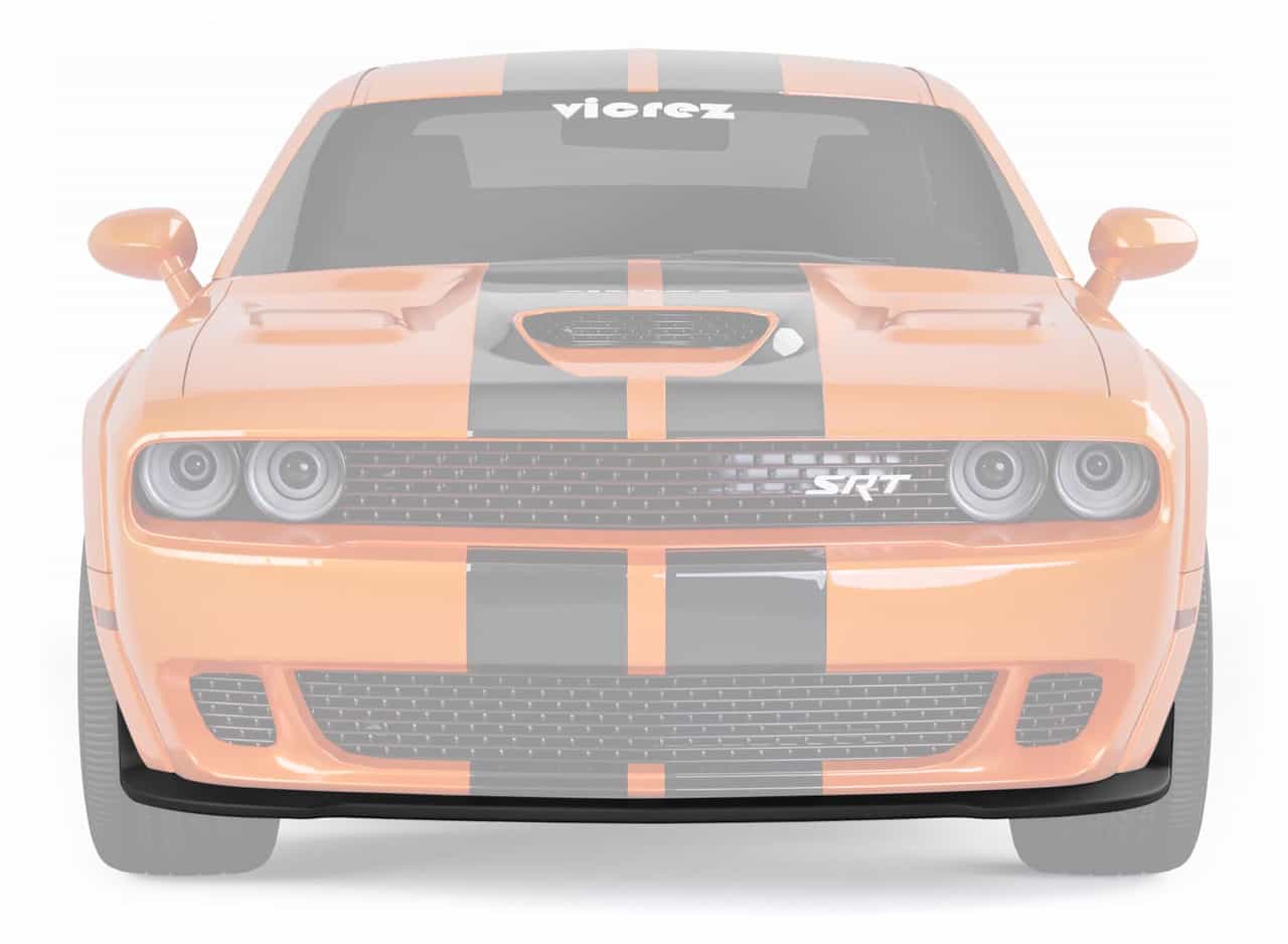 Vicrez Hellcat Style Front Bumper Lip Chin vz101823 | Dodge Challenger 2015-2023