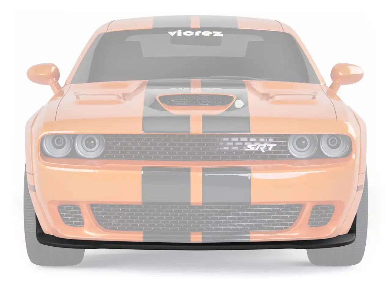 Vicrez Hellcat Style Front Bumper Lip Chin vz101823 | Dodge Challenger 2015-2023