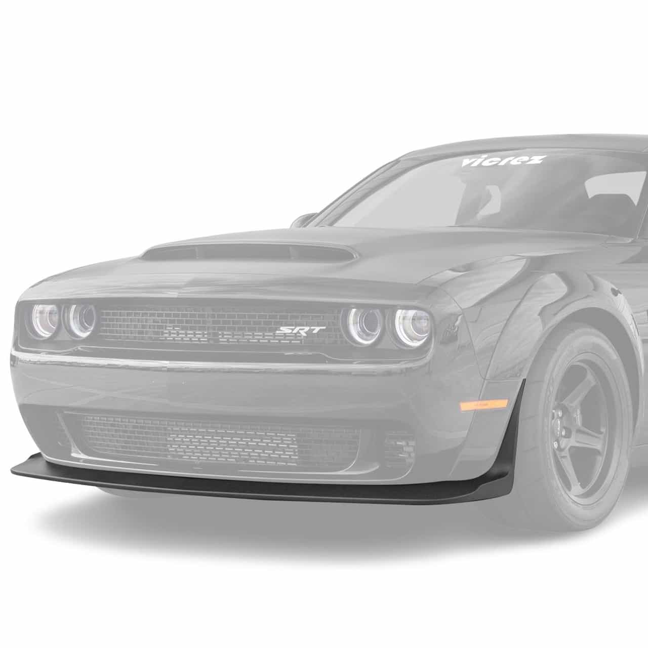 Vicrez Demon Style Front Bumper Lip Chin vz102464 | Dodge Challenger Demon/ Hellcat 2015-2023