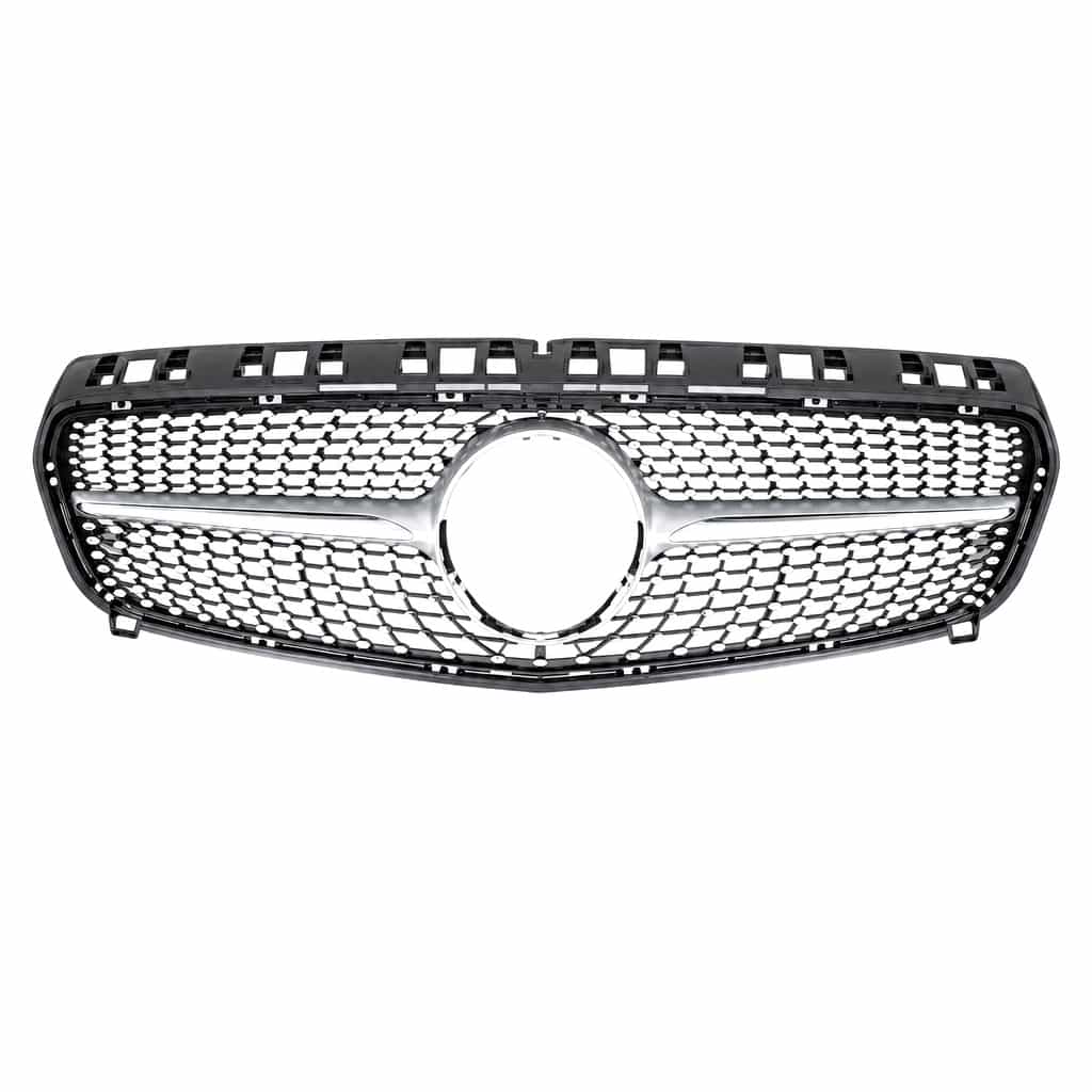Vicrez Diamond Grille Silver vz106053 | Mercedes-Benz A Class W176 2013-2018