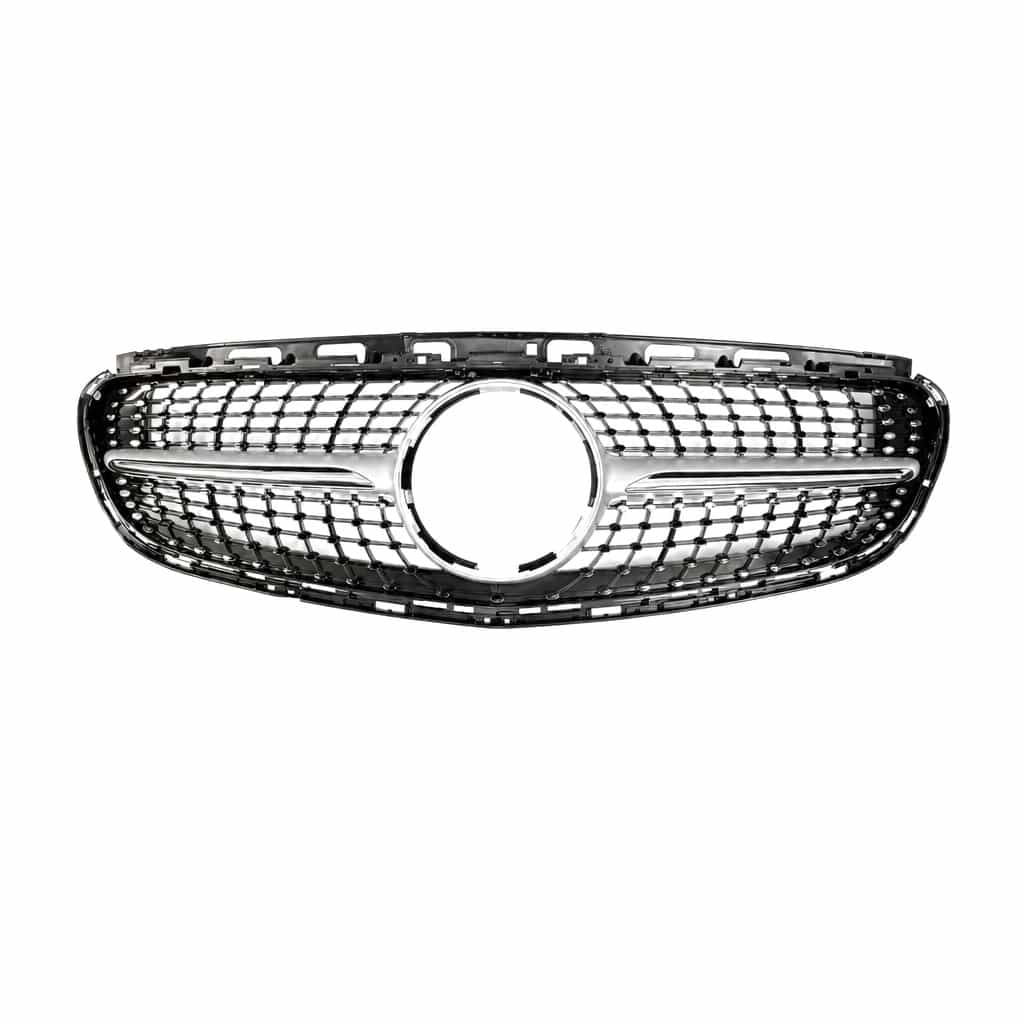 Vicrez Diamond Grille Silver vz106195 | Mercedes-Benz E Class 2014-2016