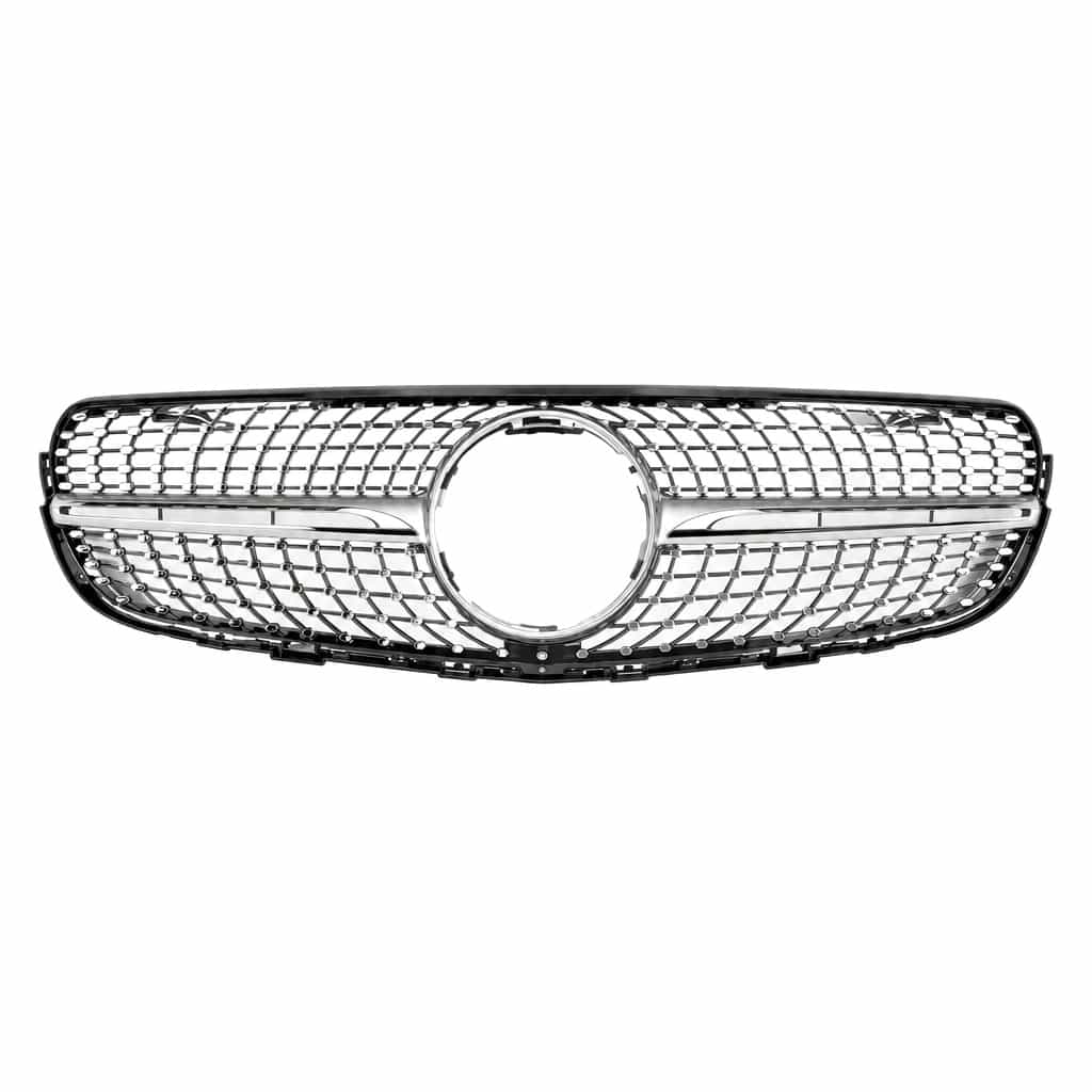 Vicrez Diamond Grille Silver vz106332 | Mercedes-Benz GLC Class X253/C253 2016-2022