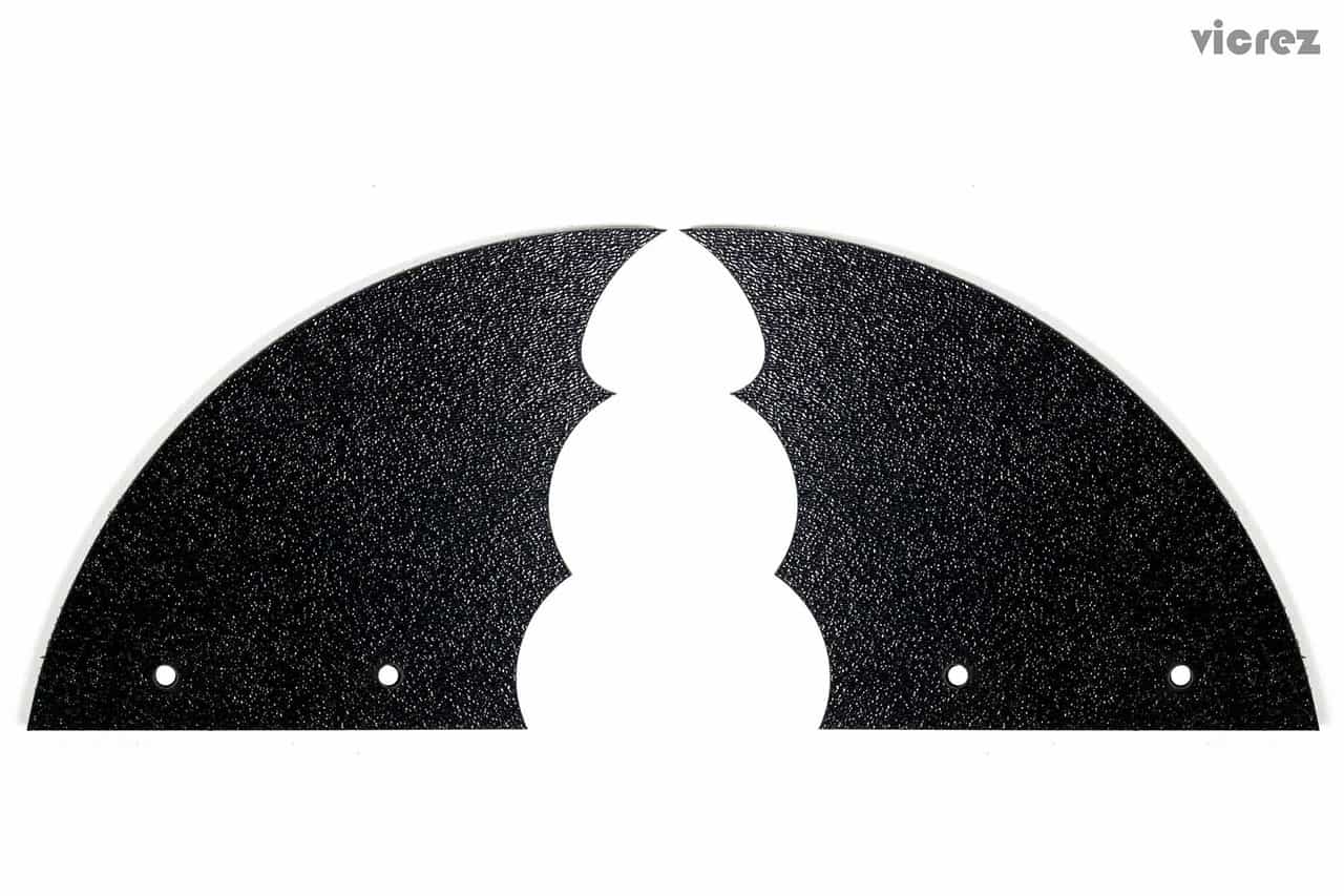 Vicrez Dragon Front Bumper Splitter Winglets vz100679