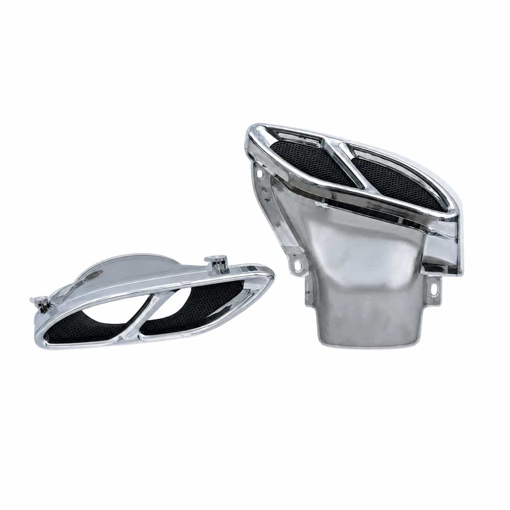 Vicrez E43 Tail Pipe Silver vz106205 | Mercedes-Benz E Class W212 2014-2016